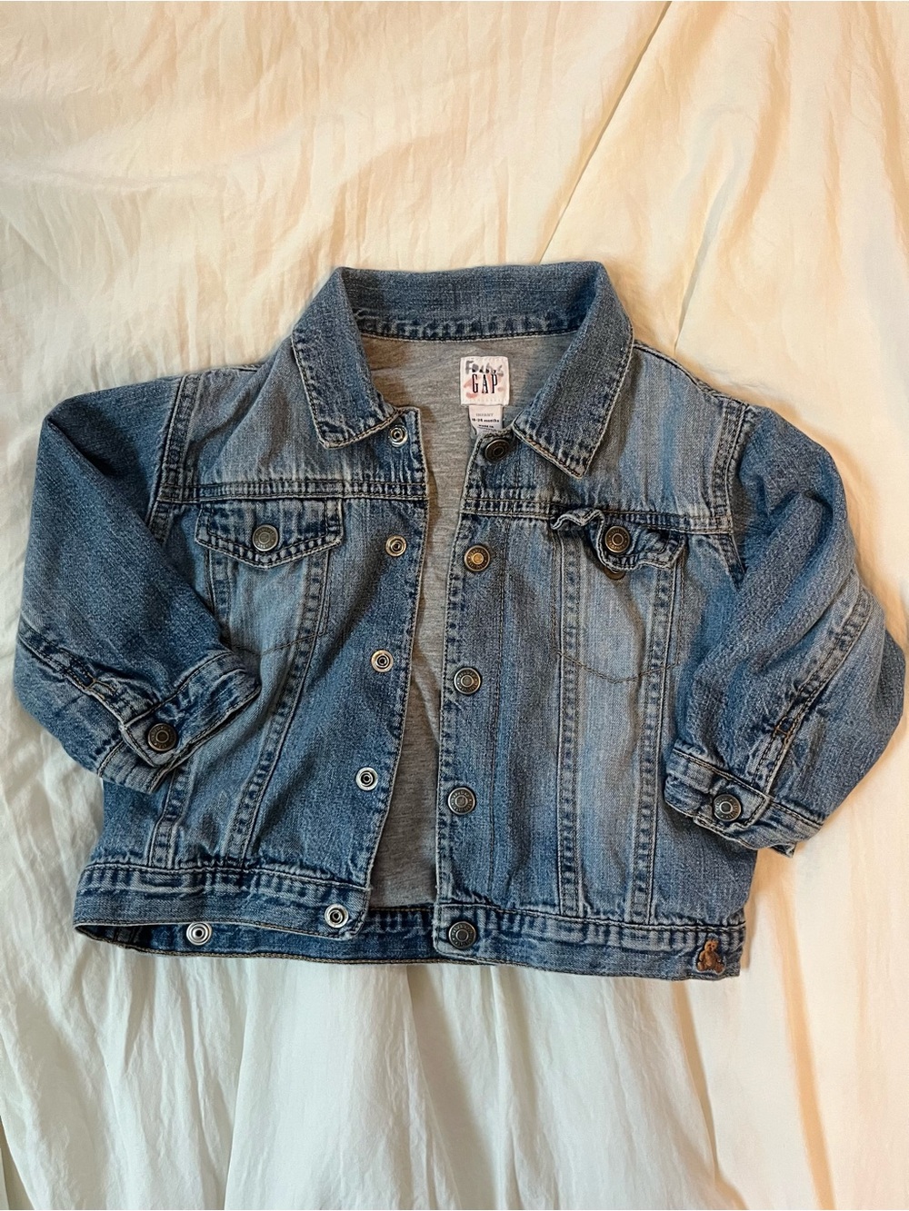 GAP Baby girl jean jacket size 18-24 months
